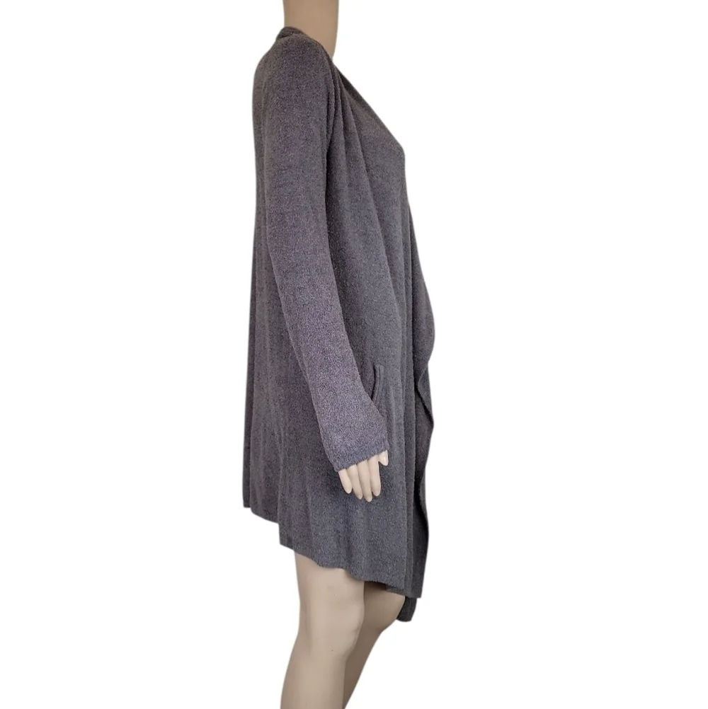 Barefoot Dreams CozyChic Lite Gray Island Wrap Size L/XL